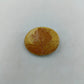 Vintage Brosche Blatt Motiv Keramik Stein Optik 4cm Natur Design
