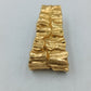 Vintage Krawattenklammer Goldfarben Struktur Design 4,5cm Herren