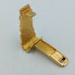 Vintage Krawattenklammer Goldfarben Struktur Design 4,5cm Herren
