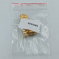 Vintage Krawattenklammer Goldfarben Struktur Design 4,5cm Herren