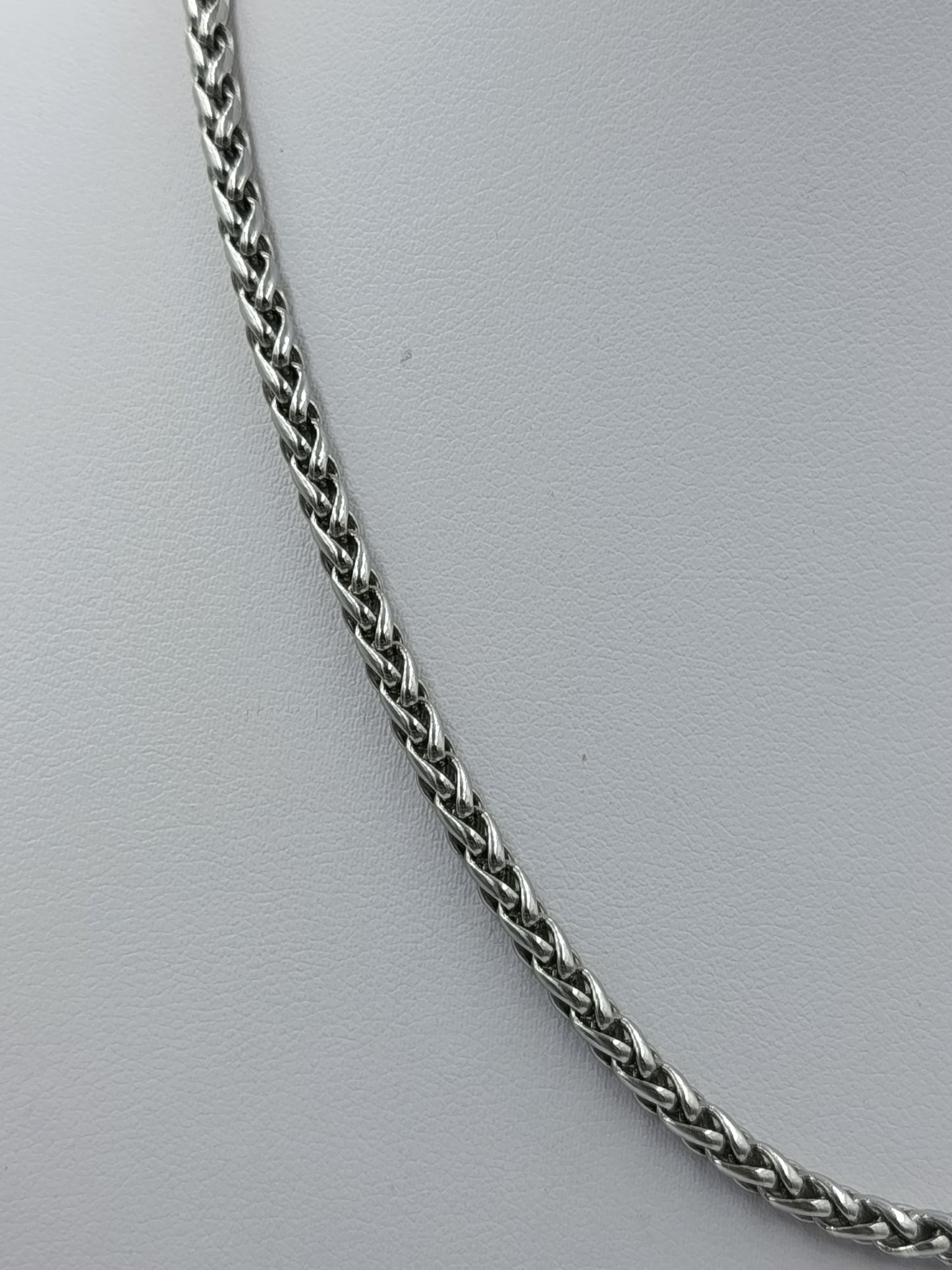 Kette Edelstahl Silberfarben Panzerkette 42cm Herren Unisex