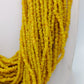 Statement Perlenkette Gelb Multistrang Boho Ethno Vintage voluminöses Desig