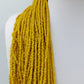Statement Perlenkette Gelb Multistrang Boho Ethno Vintage voluminöses Desig