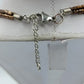 Vintage Halskette mit großem Anhänger Naturstein Optik Braun Beige Boho Stil