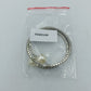 Strass Armreif mit Perlen elastisch  verstellbar elegantes Armband