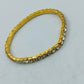 Goldfarbener Strass Armreif  elastisch  elegant Damen Armband