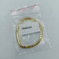 Goldfarbener Strass Armreif  elastisch  elegant Damen Armband