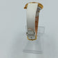 Vintage Damen Armbanduhr Weiss Gold Klassisch Elegant