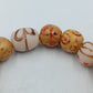 Buntes Vintage Holzperlen-Armband – Elastisch & Naturgetreu