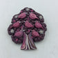 Handgefertigte Brosche Baum mit Vögeln Polymer Clay Unikat