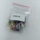 Bunte Edelstein Splitterkette  Amethyst Citrin Peridot Aquamarin
