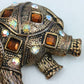 Vintage Elefanten Brosche Goldfarben mit Strass symbol  ein klassisches Symbol
