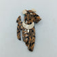 Lea Stein Paris Hund Brosche Art Déco Stil Kunststoff Vintage Designer