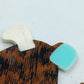 Lea Stein Paris Hund Brosche Art Déco Stil Kunststoff Vintage Designer