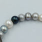 Edles Perlenarmband multicolor elastisch Damen Schmuck elegant