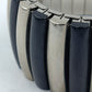Modernes Stretch Armband silber schwarz elastisch Statement