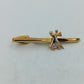 Stilvolle  Krawattenklammer Tanzpaar goldfarben elegant Vintage Stil