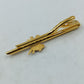 Stilvolle  Krawattenklammer Tanzpaar goldfarben elegant Vintage Stil