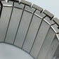 Breites elastisches Armband silber schwarz modern massiv Design