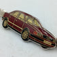 Krawattenklammer Audi 100 rot gold Vintage Auto Design Metall