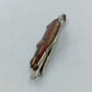 Krawattenklammer Audi 100 rot gold Vintage Auto Design Metall