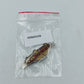 Krawattenklammer Audi 100 rot gold Vintage Auto Design Metall