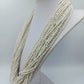 Statement Kette mehrreihig weiß Glasperlen Ethno Boho Collier