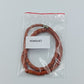 Vintage Halskette rot Naturstein Zylinderperlen Collier Ethno minimalistisch