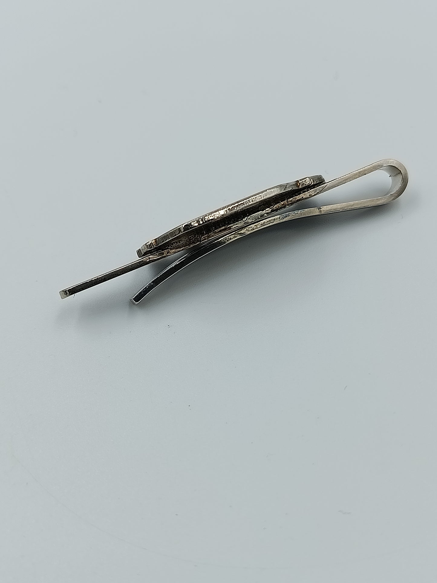 Vintage Krawattenklammer Audi Quattro Rennwagen Motorsport Tie Clip 90er