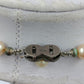 Zeitlose Vintage Perlenkette 835 Silber Verschluss