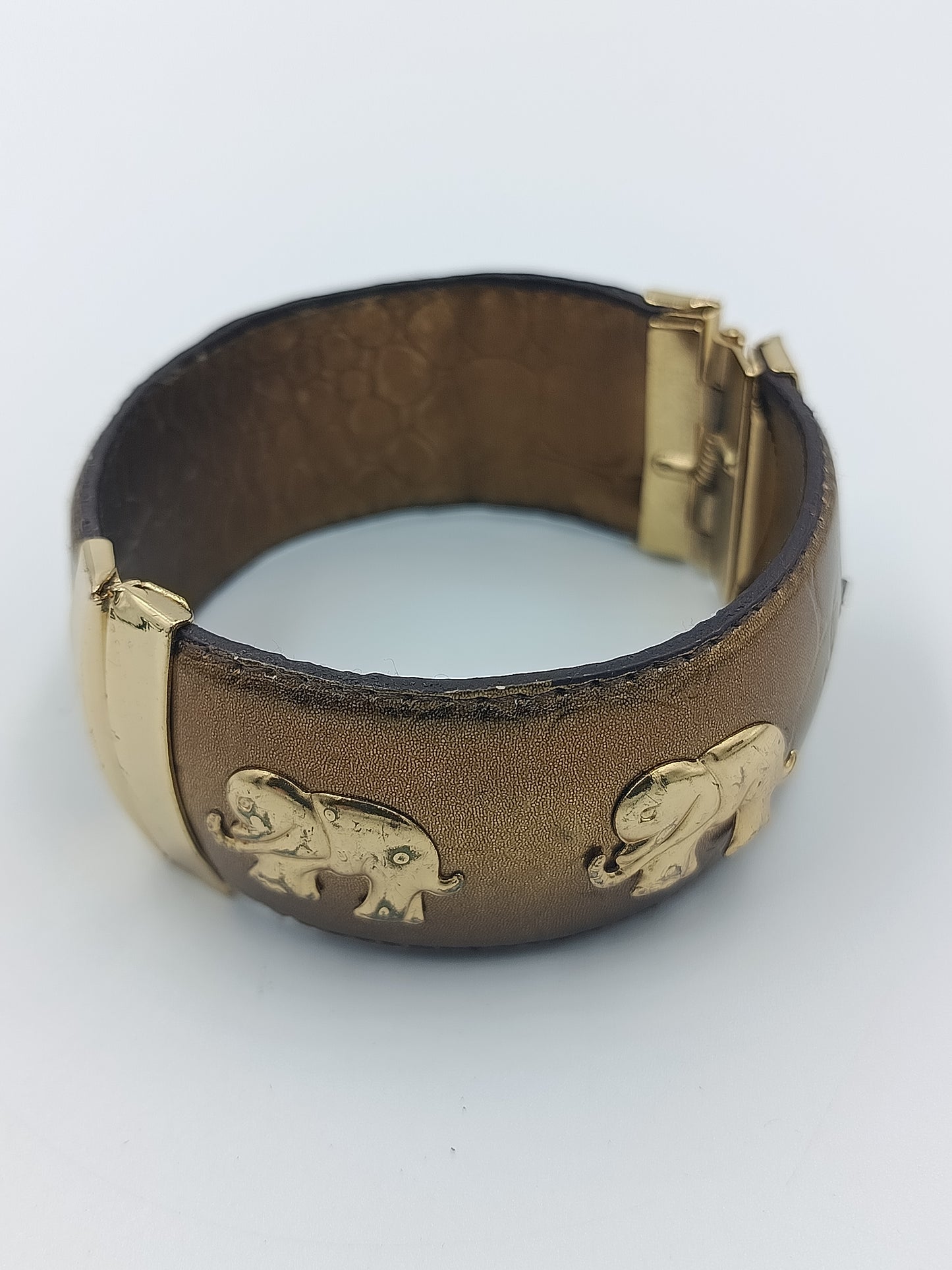 Auffälliges Vintage Armband mit Elefanten Motiv