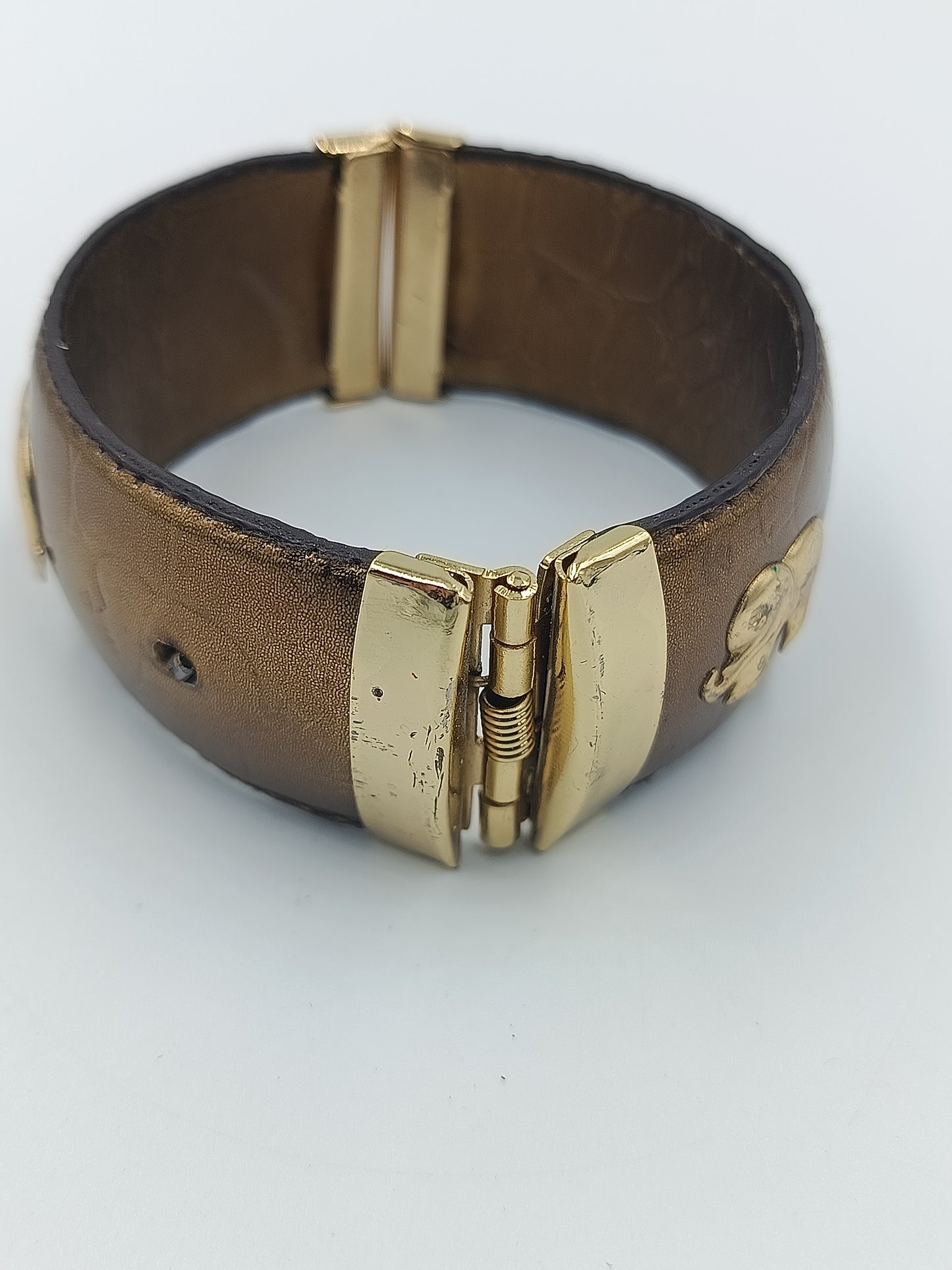 Auffälliges Vintage Armband mit Elefanten Motiv