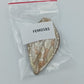 Vintage Glasanhänger Blattform Goldfluss Murano Stil  großer Schmuckanhänger