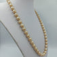 Vintage Perlenkette mit Strass Schließe Anhänger klassisch elegant