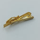 Vintage Krawattenklammer mit Krokodil Motiv  goldfarben