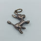 Vintage Esel Anhänger aus Metall detailreich gestaltet kleines Tiermotiv