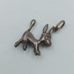 Vintage Esel Anhänger aus Metall detailreich gestaltet kleines Tiermotiv