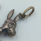 Vintage Esel Anhänger aus Metall detailreich gestaltet kleines Tiermotiv