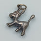 Vintage Esel Anhänger aus Metall detailreich gestaltet kleines Tiermotiv