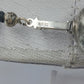 Massive Kette Steinperlen grau 925 Silber Verschluss modern