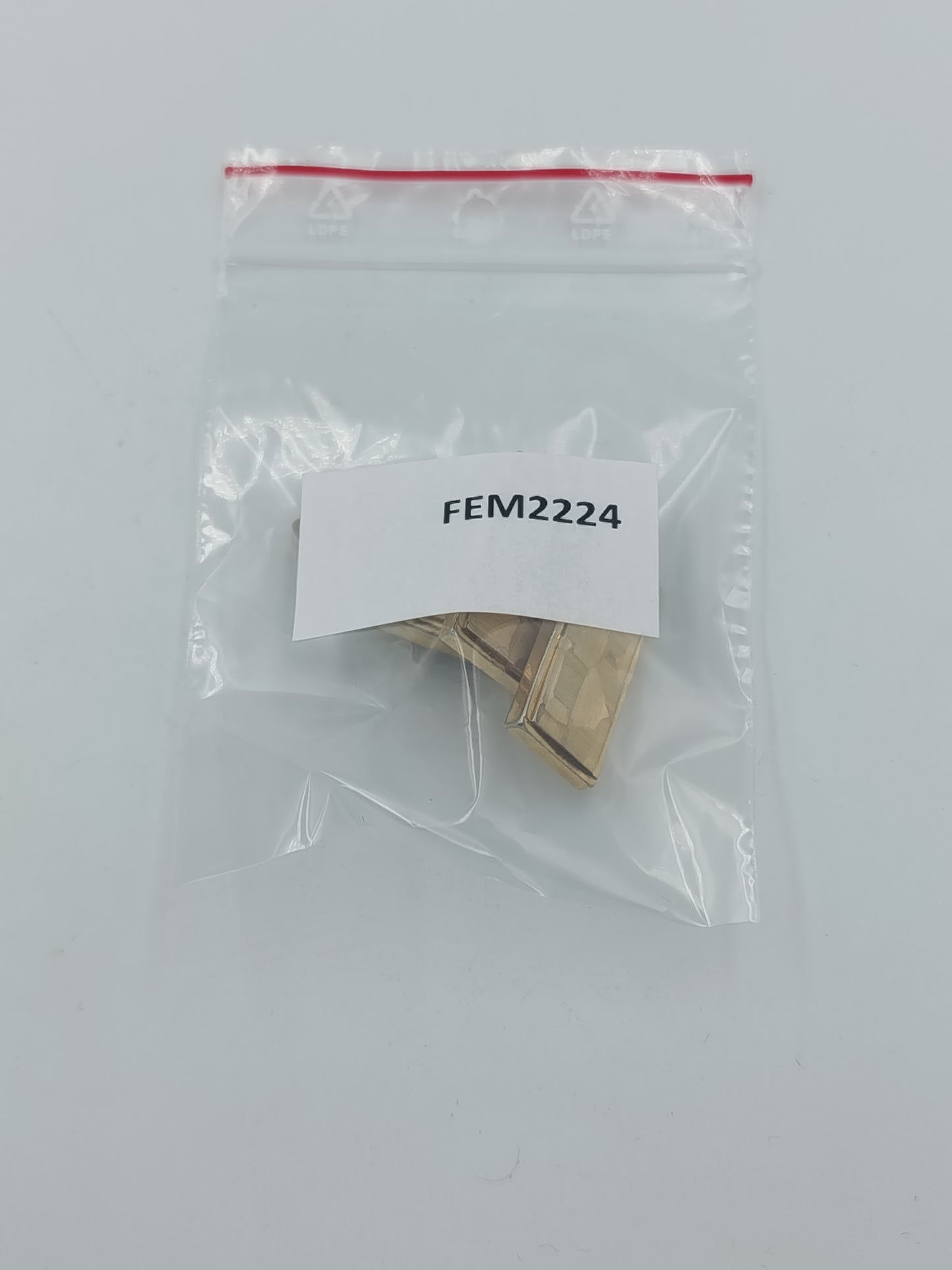 Vintage Manschettenknöpfe goldfarben rechteckig mit Muster