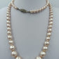 Edle Perlenkette mit 835 Silberverschluss 74 cm Vintage Collier