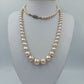 Edle Perlenkette mit 835 Silberverschluss 74 cm Vintage Collier