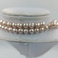 Edle Perlenkette mit 835 Silberverschluss 74 cm Vintage Collier
