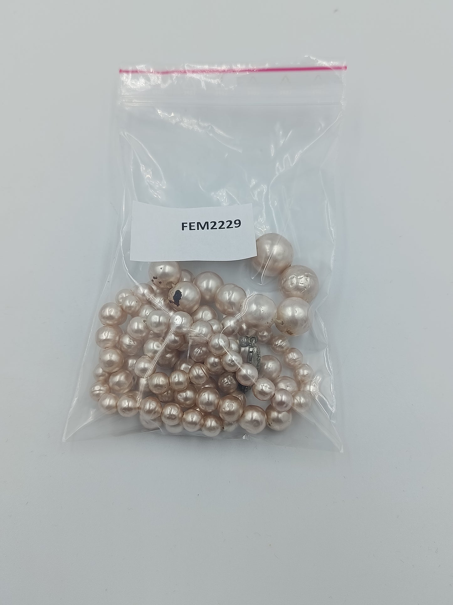 Edle Perlenkette mit 835 Silberverschluss 74 cm Vintage Collier