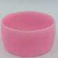 Vintage Armreif aus Kunststoff in Rosa breites Statement-Armband
