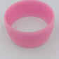 Vintage Armreif aus Kunststoff in Rosa breites Statement-Armband