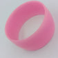 Vintage Armreif aus Kunststoff in Rosa breites Statement-Armband