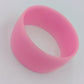 Vintage Armreif aus Kunststoff in Rosa breites Statement-Armband