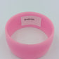 Vintage Armreif aus Kunststoff in Rosa breites Statement-Armband
